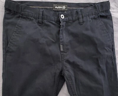 Lifted Research Group LRG Slim Fit Chinos Navy Blue Size 34x32 - Image 1 of 4
