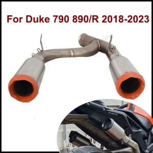 51mm Muffler Pipe Dual-out Exhaust Pipe Modified for Duke 790 890/R 2018-2023 - Bild 1 von 6