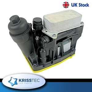 11428507697 Engine Oil Cooler with housing for BMW F30/F31 316D 318D 320D 325D - Picture 1 of 7
