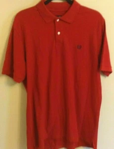 New Chaps Polo Shirt Red Mens Boys Short Sleeve Size L(14/16) - Bild 1 von 1