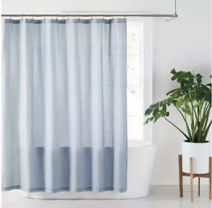 Nestwell 72-Inch x 72-Inch Solid Hemp Shower Curtain in Light Blue Fog - Picture 1 of 1