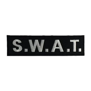 S.W.A.T. Iron on Patch Embroidered SWAT Applique 11×2.9×0.1 cm (1.7g) - Picture 1 of 1