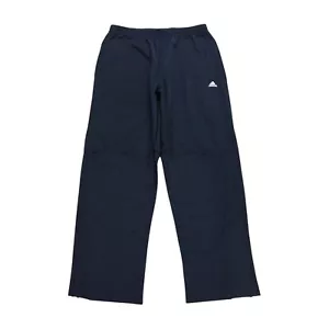 Pantaloni tuta Adidas Track uomo XL vita 34 36 blu navy bianco EQT fondo - Foto 1 di 9