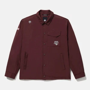 DESCENTE Herren USAT STADIUM TRAINER JACKE SQ121IJK12 BURGUNDERROT M-2XL ASIATISCHE PASSFORM - Bild 1 von 15