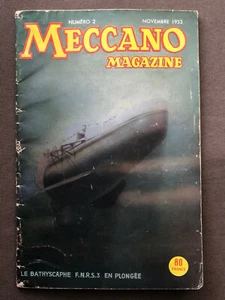 Vintage : catalogue Meccano magazine N° 2 de novembre 1953 - Imagen 1 de 4