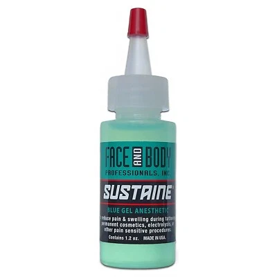 Sustaine Gel TOPICAL ANALGESIC Numbing Permanent Makeup 1oz Microblading - Image 1 of 4