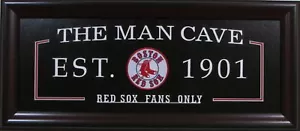 Insegna Boston Red Sox Man Cave senza cornice ricamata emblema squadra 2004 - Foto 1 di 1