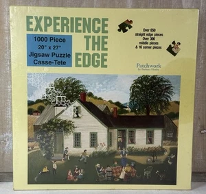 1992 Experience The Edge Puzzle PATCHWORK Barbara Henba 1000pc Factory Seal - Picture 1 of 9