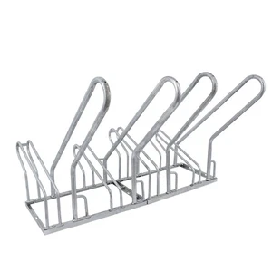 Fahrradständer Reihenparker Fahrradparker mit Anlehnbügel für 4 Fahrräder - Bild 1 von 7