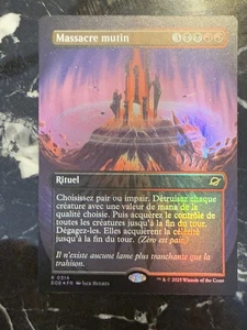 MTG EOE Surreal Space 314 — Mutinous Massacre Mutin FOIL FR — NM French - Imagen 1 de 1