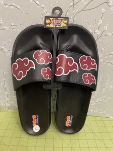 Sandalias Naruto Shippuden Slides XL para hombre zapatos negros - Imagen 1 de 8