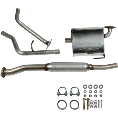 Se adapta a: Subaru Forester 2014-2018 2,5 L sistema de escape tubo resonador silenciador kits Foto 1 de 4