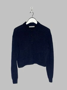 Acne Studios 1/4 Button Women’s Wool Jumper  - Picture 1 of 9