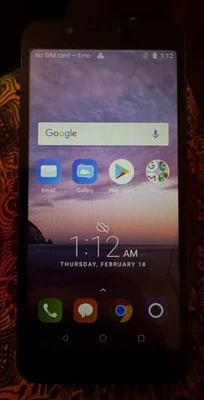 Alcatel ideal XTRA 5059R (ATT) Fast Ship 16GB Gray Excellent Used - Image 1 of 4