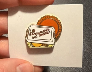 Vintage McDonalds Hotcakes Würstchen PIN Mitarbeiter Revers Hut Krawatte Emaille - Bild 1 von 5
