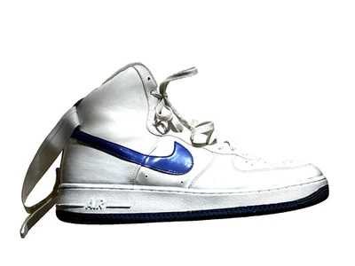 VINTAGE NIKE AIR FORCE ONE LEA MESH HIS SC PURPLE 630313-151 1998 AF1 SZ 13 - Image 1 of 4