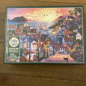 Cobble Hill Ocean Village 1000 Piece Puzzle Complete - Picture 1 of 1