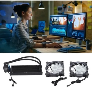 Cpu Cooler Fast Heat Dissipation Aura Sync All‑In‑One Pure Copper Bottom A AM - Afbeelding 1 van 24