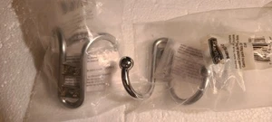 Set 2 Kleiderhaken Doppelzinken siehe Bilder und Beschreibung  - Bild 1 von 3