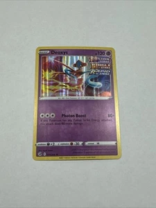 Deoxys 120/264 Holo Foil SWSH Fusion Strike Pokemon TCG Card NM - Picture 1 of 2