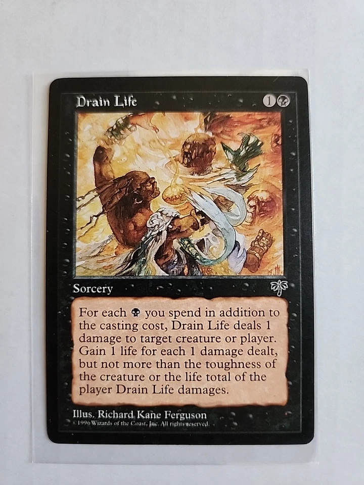 Drain Life - Mirage - MTG Magic - Common - Black Sorcery - Image 1 of 1
