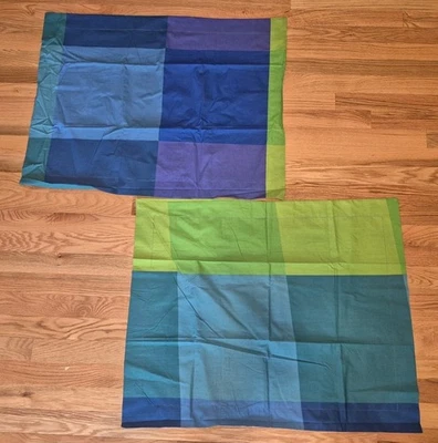 Par de fronhas de travesseiro xadrez de bloco IZOD  - Imagem 1 de 4