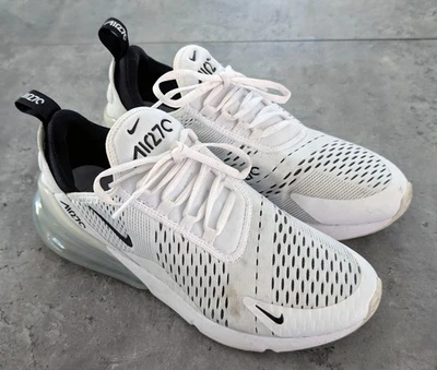 Zapatillas Mujer Nike Air Max 270 Talla 10 Blanco Negro AH6789-100 Foto 1 de 4
