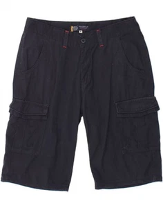 WAMPUM Damskie spodenki cargo IT 46 Large W32 Granatowe Bawełna BX93 - Zdjęcie 1 z 3
