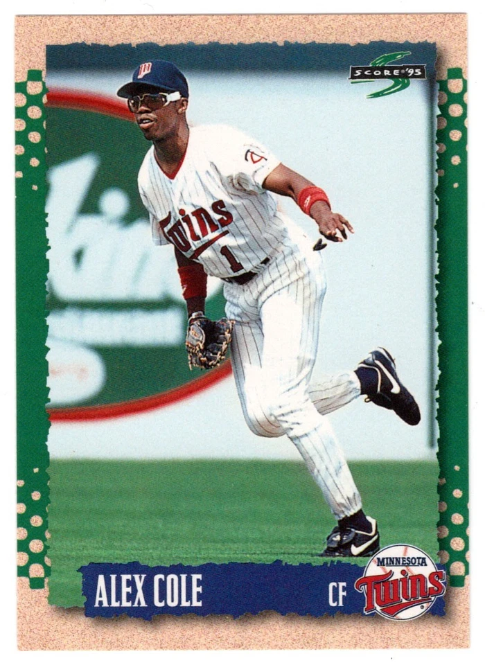 Alex Cole - Minnesota Twins (MLB Baseball Card) 1995 Score # 404 - Mint - Image 1 of 1