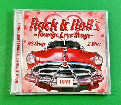 Rock & Roll's Teenage Love Songs CD Two Discs FACTORY SEALED 40 Songs NEW 1950 - Image 1 of 3