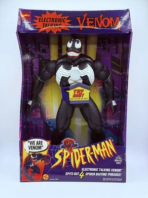 Vintage 1994 Toy Biz Marvel Comics Electronic Talking Venom 15" Figure NEW - Image 1 of 4
