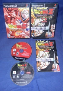 PS2; Dragon Ball Z Budokai, Dragon Ball Z Budokai Tenkaichi 2, w/Manual, VG - Picture 1 of 7