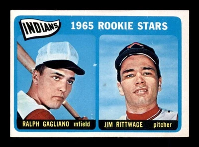 1965 Topps #501 Jim Rittwage/Ralph Gagliano Rookie Stars VG/VGEX X3570531 - Image 1 of 3