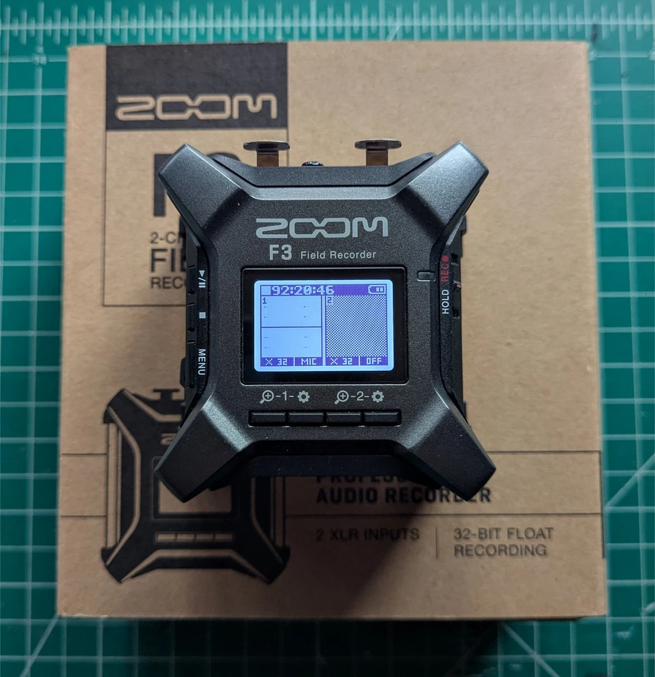 Zoom F3 2-Input / 2-Track Multitrack Portable Field Recorder - Image 1 of 1