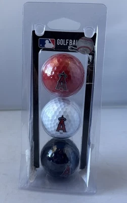 Team Golf MLB Los Angeles Angels Regulation Size Golf Balls, 3 Pack, Full Color - Image 1 of 2