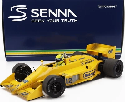 Lotus Honda 99T Ayrton Senna 1st Win Monaco GP 1987 Dirty Version LE 994 in 1:18 - Image 1 of 4