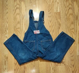 Vintage 80s kids Coca-Cola Blue jean overalls exterior Rare Cola Toddler 4t - Picture 1 of 7