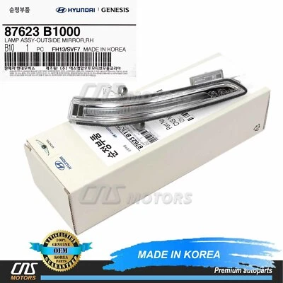 ⭐GENUINE⭐ Side Mirror Signal Lamp RIGHT for 15-20 Hyundai GENESIS G80 87623B1000 - Изображение 1 из 4