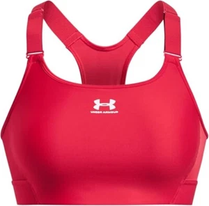 UNDER ARMOUR UA HEATGEAR COMPRESSION BRA Sports Women Red Medium #1379195 - Picture 1 of 7