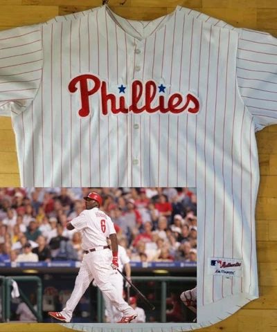 2000s AUTHENTIC VINTAGE RYAN HOWARD PHILLIES 56 3XL MAJESTIC RUSSELL UTLEY Cover