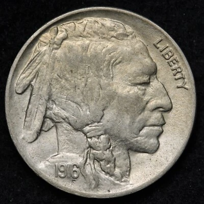 1916 Buffalo Nickel CHOICE BU *UNCIRCULATED* MS E166 KREF - Image 1 of 2