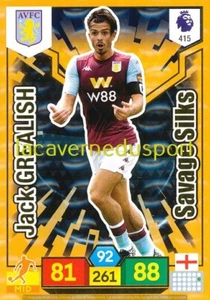 415 JACK GREALISH - FOIL # ASTON VILLA PANINI PREMIER LEAGUE 2019 2020 ADRENALYN - Foto 1 di 1