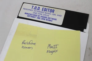Vintage Texas Instruments Software Floppy Disk T.O.D. Editor Asgard Software - Bild 1 von 4