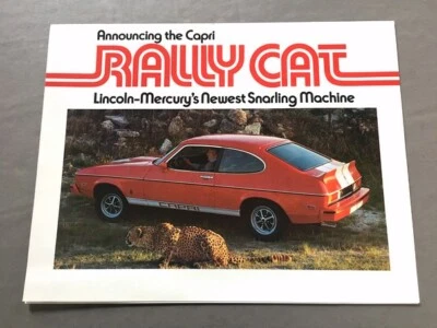 1976 Mercury Capri Rally Cat Original Car Sales Brochure Folder - Ford - Изображение 1 из 3