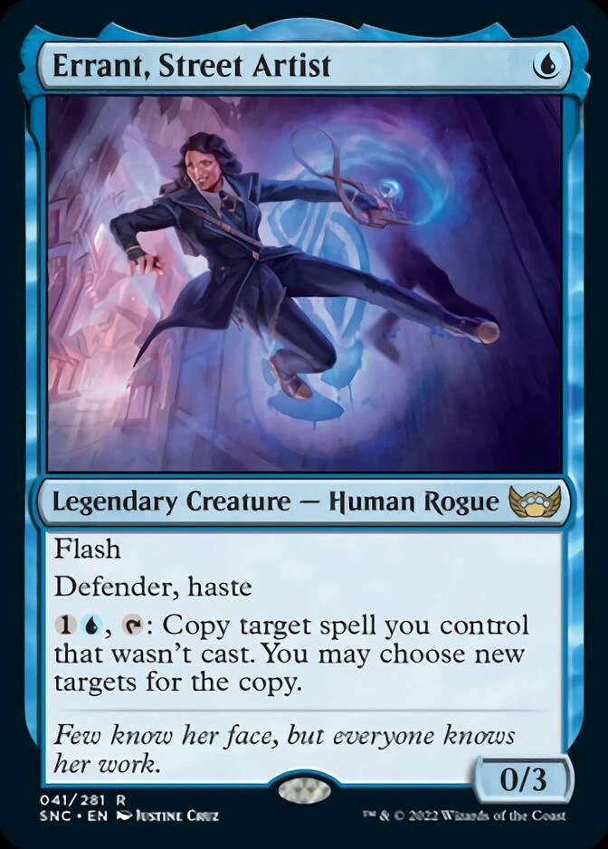 Errant, Street Artist - FOIL Streets of New Capenna MTG NM - Image 1 of 1