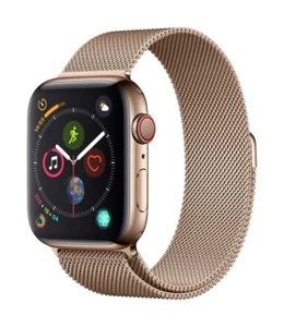 Apple Watch Series 4 44 mm oro acero inoxidable con correa de bucle deportivo rosa - Imagen 1 de 1