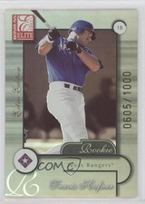 2001 Donruss Elite /1000 Travis Hafner #222 Rookie RC