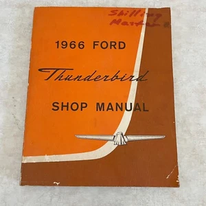 1966 Ford Thunderbird Shop Manual Paperback Original First Printing - Imagen 1 de 6