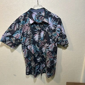 Salty Crew XL hawaiianische schwarze Blätter mit Knopfdruck - Bild 1 von 3