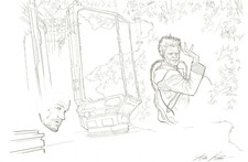 The Collector Original Art Steve Kurth MARVEL INFINITY WAR MOVIE DESTINY HC